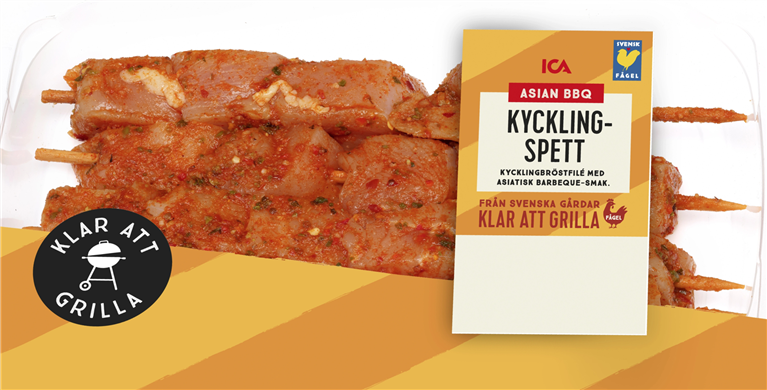 Kycklingspett asian BBQ