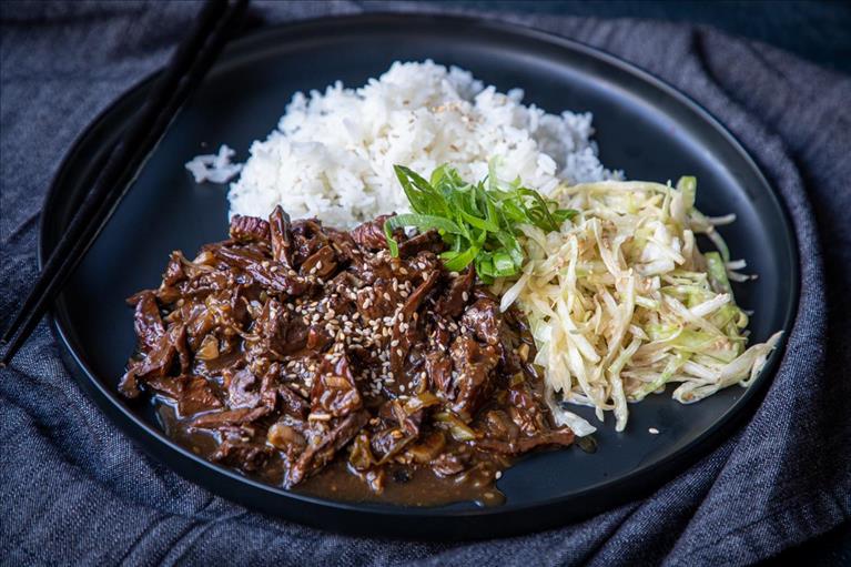 Yakiniku gjort på cashewkött.
